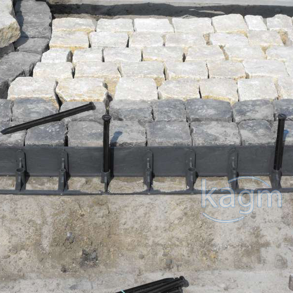 Pflasterkante + 5 Kunststoffnägel Rasenkante Rasenbord Randeinfassung