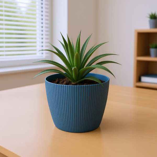 Blumentopf JUM Blau /