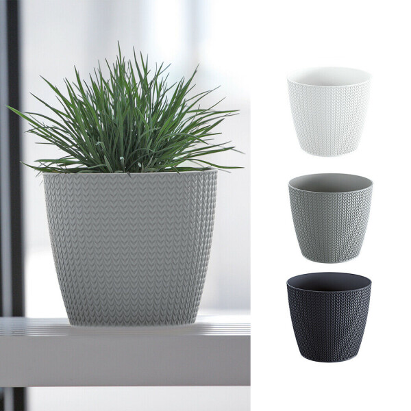 Übertopf WH in Anthrazit | Ø 15,7 cm