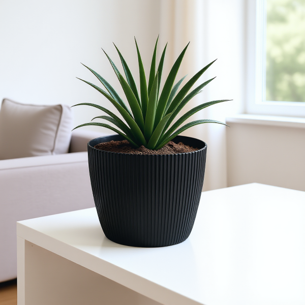Blumentopf JUM Schwarz / Ø 18 cm