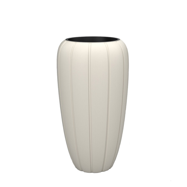 Blumenkübel GAJ in Creme | 74 cm