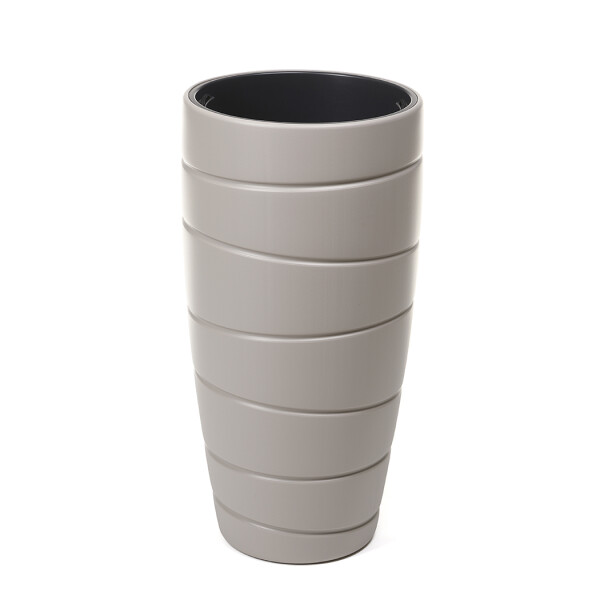 Blumenkübel PAS in Taupe | 77,5 cm