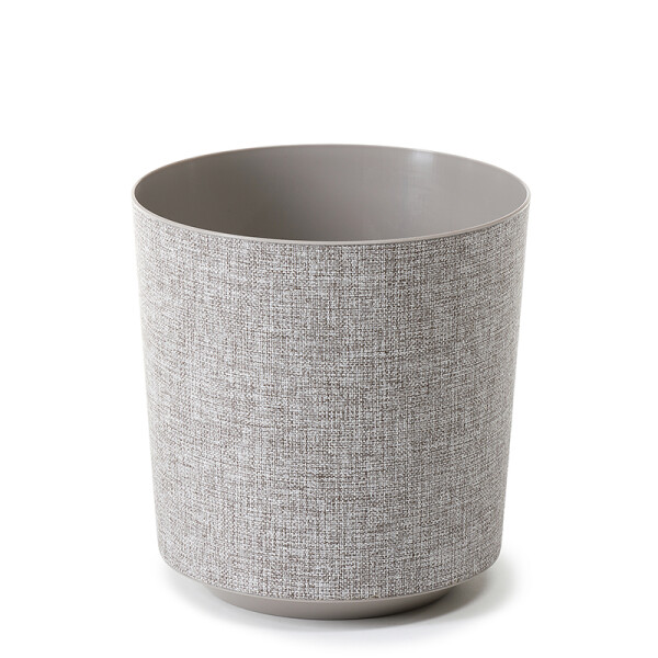 Übertopf TEXTIL in Taupe | Ø 25,5 cm