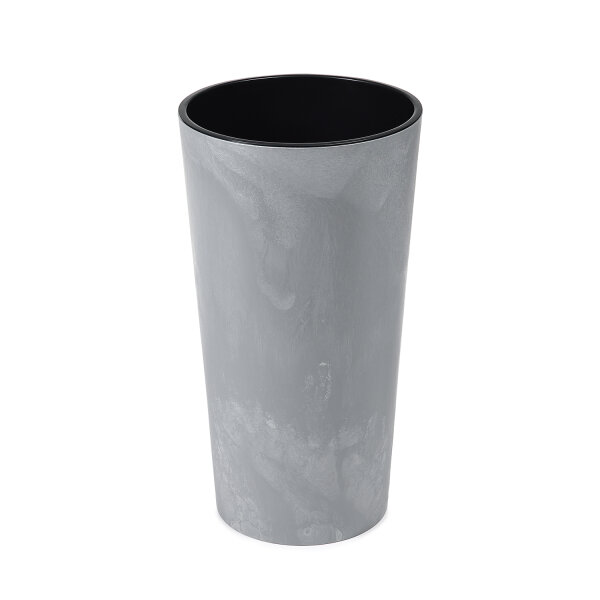 Blumenkübel rund in Betonoptik Grau / XXL - Ø 38,5 cm