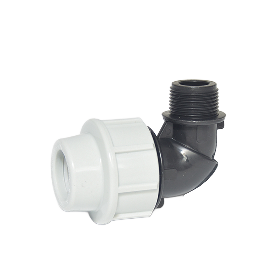 PP Winkel 90° für PE Rohr |